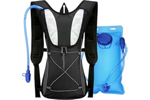 Hydration Backpack, Aceshop Hydration Vest Bag Pack with 2L Water Bladder Lightweight Hiking Rucksack Cycling Hydration Backpack for Women Men Running Vest Backpack for Riding