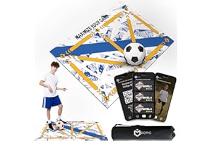 BIORYC ® Alfombra Entrenamiento de Fútbol Diatomea + Videos Entreno + Bolsa de Transporte | Alfombrilla de Habilidad Antideslizante 60x90 cm de tu Equipo Favorito | Regalos Navidad