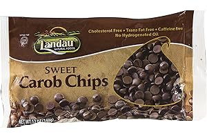 Landau Carob Chips 340g, Certified Kosher, Vegan