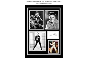 SIGNED BY THE STARS STUNNING QUALITY ELVIS PRESLEY SIGNED/AUTOGRAPHED PHOTO