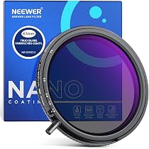 Filtro Neewer ND Variabile 2-in-1 Da 82mm – ND2-ND32 + CPL, Senza Croce X, 30 Strati Nano, Vetro Ottico HD, Idrorepellente - 5