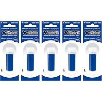 PILOT Ricarica Per V BOARD MASTER – Cartuccia Inchiostro WBS-VBM, Confezione 5 Pezzi