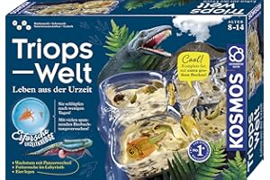 KOSMOS 633073 Triops-Welt, Leben aus der Urzeit. Urzeitkrebse erforschen. Komplett-Set mit extra großem Becken. Experimentierkasten.