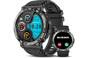 IDEALROYAL S56 Reloj Inteligente Hombre, 1.52" Smartwatch con Llamadas Bluetooth, Oxímetro, Monitor de Sueño, Deportivos Impe