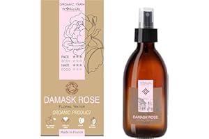 BLEU & MARINE BRETANIA Spray idratante biologico di Rosa Bulgara | Astringente e tensore | Tonificante, antietà e rinfrescante | Utile per pelli delicate, 250 ml