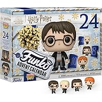 Funko Advent Calendar: Harry Potter - Rubeus Hagrid- 24 Giorni di Sorprese - Mini Figura in Vinile da Colleziones - Mystery B