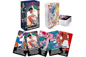 MUILKVY 58 Feminine Wisdom Oracle Cards | Nature & Modern Life-Inspired, Exquisite Deck for Beginners