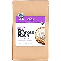 Raw Himalayas T55 All Purpose Flour (1 Kg), Unbleached | Tasty Breads | Sourdoughs | Muffins | Cookies | Waffles | Pancakes |