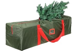 OUSFOT Borsa per Albero di Natale 180 cm Custodia Sacca Impermeabile Porta Albero in Tessuto Oxford 1680D con Manici Rinforzati e Resistente