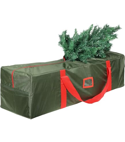Cabilock de Rangement pour Sapin de Noël, étanche, fermeture éclair, avec poignées de transport, rouge, en Tissu Oxford, 135 x 38 x 54 cm, 60cm De Pourriture Cabilock de Rangement pour Sapin de Noël, étanche, fermeture éclair, avec poignées de transport, rouge, en Tissu Oxford, 135 x 38 x 54 cm, 60cm De Pourriture