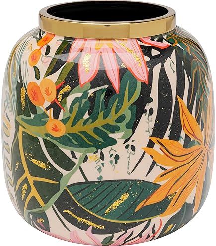 Vaas keramiek Small - Fuchsia lips - Rice