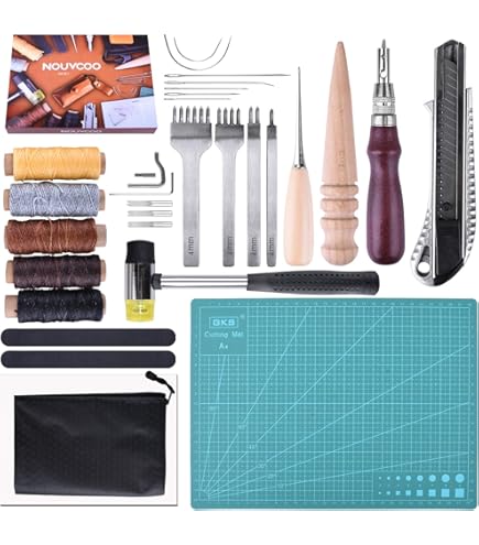 Set 5 Modelli Fori Cintura In PVC - Guida Punzonatura Per Cinture Fai-Da-Te 25/30/35/38/40mm - Foto 5