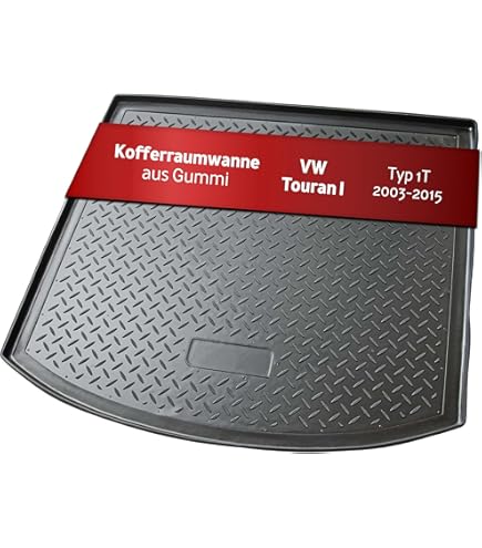 Ladekantenschutz Edelstahl MATT kompatibel für VW TOURAN 1T3 | 2010-2015 | mit Abkantung | premium Qualität von RECAMBO
