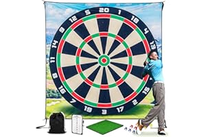 lafo Sticky and Battle Golf Game Set, Indoor Golf Practice with Target & Velcro Mat for Adults at Home