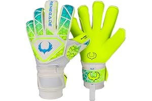 Renegade GK Vortex Goalie Gloves with Microbe-Guard (Sizes 6-11, 3 Styles, Lvl 3) 3.5+3mm Hyper Grip & Super Mesh | Best All-Around Goalkeeper Glove | Max Grip & Protection | Adults, Juniors, Kids