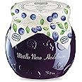 Menz&Gasser Confettura Extra di Mirtilli Neri Edel, con Frutta di Alta Qualità in pezzi, 1 Vaso x 620 g