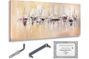 Monica Mirafiori I 120x60 cm I Tableau Peint à la Main I Modèles Tableau I Peintre Moderne I Tableaux Peintures I Toile sur Cadre en Bois