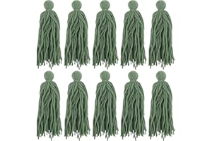 ZJIVQO Fish Spawning Mop for Aquarium - Bionic Water Plants for Egg Laying, Breeding, Baby Fish Hideout - Decorative Aquatic Pet Tank with 10PCS Fake Plants