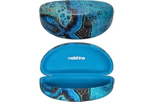molshine Estuche rígido para gafas de sol, estuche grande para anteojos para mujeres y hombres, anteojos de sol de gran tamaño
