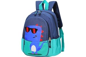 POWOFUN 12 inch Kids Toddler Preschool Travel Backpack Kindergarten Cool Cute Cartoon Schoolbag Dinosaur Bookbag For Girls Boys Baby