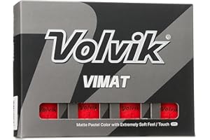 Volvik Unisex's Vimat Golf Ball, Yellow, one size
