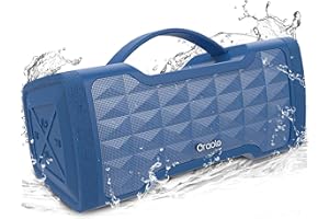 oraolo Cassa Bluetooth 40W Portatile Altoparlante Bluetooth Speaker Grande Suono Stereo,IPX6 Impermeabile,Supporto USB/AUX Input, Microfono incorporato per Home Party Outdoor (Blu)