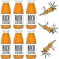 PRESSUICE Fresh Rich Sea Buckthorn Juice not from concentrate | 6 bottles pack x 240 ml Vege Juice NFC | Pressed Sea Buckthorn Semi Sweet Drink | No added Sugar | Natural Sugar Free Press Juice
