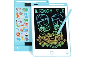 Hnyoou LCD Writing Tablet, 8.5 Inch Lcd Writing Tablet Kids,Drawing Pad For Kids,Kids Graphic Tablet With Screen Delete Button And Lock Switch Graphic Tablet For 2 3 4 5 6 7 Kids(Blue)
