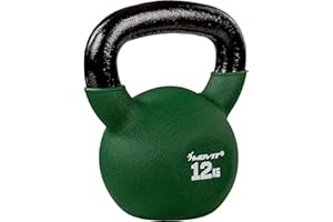 ‎MOVIT MOVIT Kettlebell PRO, Kugelhantel aus Gusseisen mit Neoprenbeschichtung, 12 Varianten: 2 bis 24 kg, schadstoffgeprüft, Schwunghantel Kugelgewicht