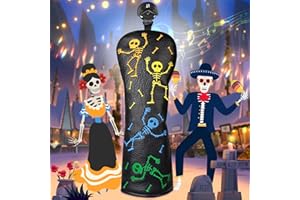 Big Teeth Golf Club Head covers for Driver/Fairway Wood/Hybrid/Putter/Iron Balck PU Leather Colorful Skull Pattern