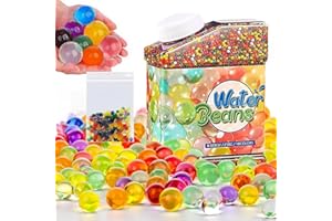 Wisyoth Wasserperlen Set 50000 Stücke & 200 Stücke Deko Wasserkugeln XXL, Water Beads Ungiftig für Schwimmende Perlen, Pflanzen in Vase, Schwimmende Kerzen, Hochzeits-Mittelstück, Vasenfüller