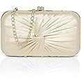 Lavie Women's Oval Frame Clutch | Detachable Chain Sling Strap | Ladies Purse Wallet