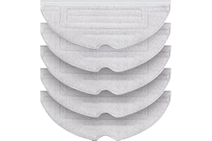 Fixbetter 5 Pezzi Panni di Ricambio per Roborock S8, S8+, S8 PRO Ultra, S7 MaxV, S7 MaxV Plus, S7 MaxV Ultra, S7 PRO Ultra, S7, S7+ Robot Aspirapolvere, Lavabili Riutilizzabili Accessori di Ricambio