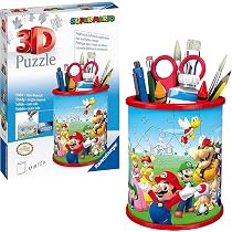 Ravensburger 3D Puzzle Utensilo Pac-Man – 54 Teile, Stiftehalter & Schreibtisch-Organizer Für Kinder Ab 6 Jahren – Cooles Deko-Geschenk Für Pac-Man Fans