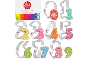 ANN CLARK COOKIE CUTTERS Formine per Biscotti Stampi a forma di numero 9 Pezzi, Prodotto negli Stati Uniti by Ann Clark