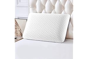 Bedbric Cervical Memory Foam Pillow for Side, Stomach and Back Sleepers - Cooling Gel Infused Orthopedic Relaxing Bed Pillow for Neck Pain