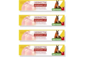 Hästpasta 1,87 % – 4-pack (6,08 g vardera) äppelsmaksatt oral för hästar