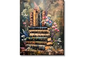 Gutluz Malen nach Zahlen Erwachsene Buch Blumen - paint by numbers Adult - Malen Nach Zahlen Leinwand Pinsel - Malen Nach Zahlen für Erwachsene Klein - Malen Nach Zahlen Kinder ab 9 Jahre (Gelb)