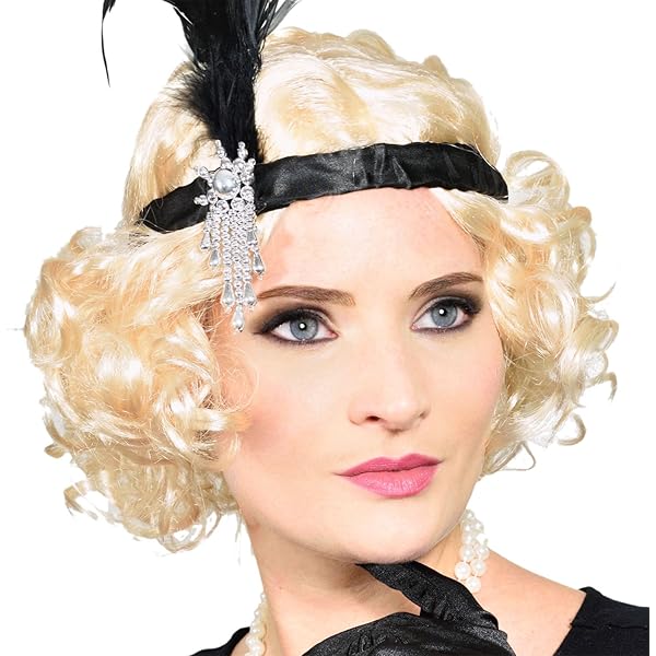 Parrucca Golden Twenties Milano Party | Stile Anni '20 Charleston Flapper | Per Carnevale E Feste A Tema