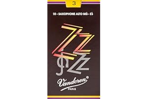 Vandoren ZZ Alto Saxophone Reeds - Box of 10 - Strength 3