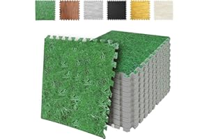 SG Traders Eva Foam Mats Interlocking Gym Flooring Puzzle Exercise Mats Non-Slip Rubber Cushion Floor Tiles Interlocking Eva Mat Gym Workout Tiles (60x60cm) 24" x 24"