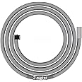 BUILDSKILL semi-automatic washing machine pipe inlet 3 meters | easy install soft PVC material | 5-8kg washing machine water inlet pipe | leak-free flexible design rubber interface (pack of 1-grey)