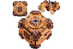 WOODEN.CITY Tesseract's Secret - Scatola puzzle in legno per adulti, kit puzzle 3D rompicapo - Escape Room in a Box Challenge per uomini e donne - Made in EU