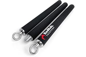 ‎RED RAB Red Rab FREEPUMP Premium Widerstandsbänder Fitness Stange für Krafttraining | Fitnessbänder Stange einzeln oder mit Resistance Bands/Trainingsbänder | Pilates & Smart Workout Bar, Fitnessstange