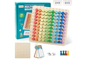 Criveple Aprender el Juego de la multiplicación 1x1 con la Tabla de multiplicar, el Tablero de multiplicar, Aprendizaje para Jugar de Manera Divertida para niños y Estudiantes