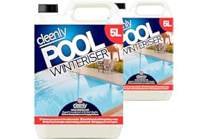 Cleenly Pool Winteriser - Protects Your Pool, Hot Tub or Spa Throughout Winter - Prevents Limescale, Algae & Mineral Staining (10 Litres)
