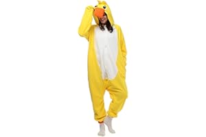 VENASTER Cosplay Adulte Pyjamas Unisexe Onesies Deguisement Animaux Grenouillères Romper Pajamas Vêtements de Nuit Carnaval Costumes Siamois
