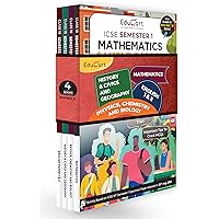Educart ICSE Semester 1 MCQ Sample Papers Books Main Subjects Bundle Class 10 - English 1 & 2, Maths, Physics, Chemistry…