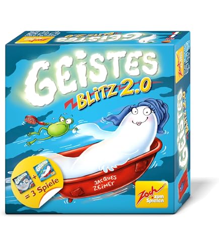 Zoch Geistesblitz Spooky Doo Gioco di Carte Reazione Famiglia