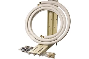 TODOELECTRICO ESTANDARD Kit Instalación Montaje Split 3000 Fr Tubos Cobre 1/4-3/8 3MT + Soporte Pared + 4 Silemblock